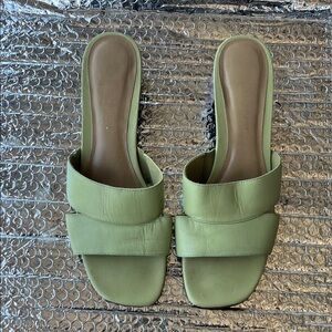 Naturalizer Women's Double-Strap Slide Sandals in Sage